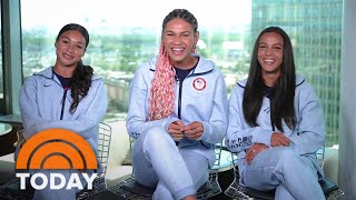 Team USA womens soccer stars reveal new nickname [upl. by Atinrahc801]