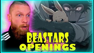 First Time Reaction BEASTARS Openings 13 [upl. by Ilak]