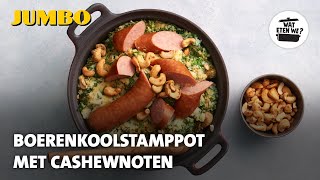 Wat eten we Boerenkoolstamppot met cashewnoten [upl. by Hirsh]