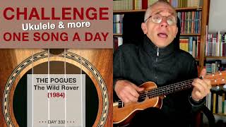 The Pogues • The Wild Rover UkuleleCover – 332 [upl. by Yrahk]