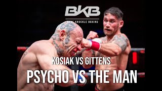 CRAZY BARE KNUCKLE FIGHT  GITTENS Vs KOSIAK BKB36 FULLFIGHT [upl. by Lumbard29]