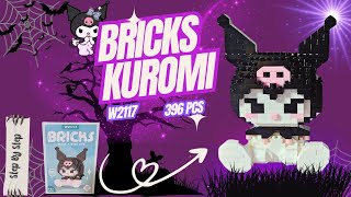 Tutorial Bricks Kuromi W2117  Cara Membuat Lego Bricks Kuromi [upl. by Yr]