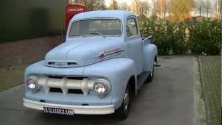 Ford F1 pickup 1952 6 cylinder original VIDEO wwwERclassicscom [upl. by Merna369]