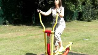 Outdoor Fitness Equipment Cross Trainer  Rider [upl. by Holtorf569]