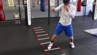 Boxing Footwork Drills for Creating Angles [upl. by Lanor966]