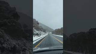 Thredbo Snowy Mountains Australia nature shortsfeed snow [upl. by Attolrahc921]