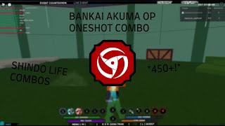 BANKAI AKUMA OP ONESHOT COMBO  Shindo Life [upl. by Eiaj]