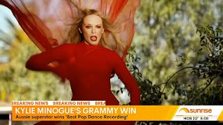 Kylie Minogue wins second Grammy Sunrise 2024 [upl. by Whitney]