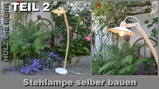 Stehlampe selber bauen DIY  Installation der Elektrik [upl. by Aiksas443]