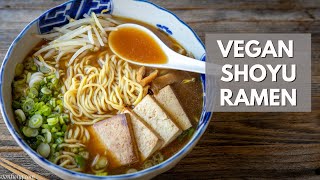 You need a bowl of this slurplicious Vegan Shoyu Ramen  silky broth flavorful tare [upl. by Lertnahs]