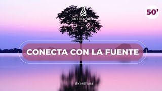 MEDITACIÓN PARA DORMIR y Conectar con la Fuente Descanso y Sanación [upl. by Arondell]