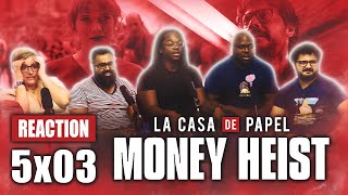 La Casa De Papel Money Heist  5x3 El espectáculo de la vida  Group Reaction [upl. by Reivaj]