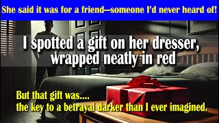 Gift wrapped in RED on dresser for a FRIEND Ive never HEARED  Best Reddit Cheating Wife Stories [upl. by Oys618]