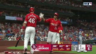 💪 HOME RUN Nolan Arenado  Los Angeles Dodgers 25 St Louis Cardinals  MLB 2024 [upl. by Ahsirahc]