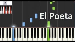 Como tocar quot El Poeta quot en Piano  Chino y Nacho  Cover  Tutorial  MoroMusicPiano [upl. by Yleme]