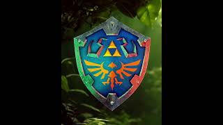 Hylian Shield Game Ready Asset Modelled in Blender [upl. by Uranie]