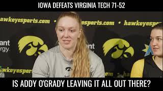 Iowas OGrady Is Leaving It On The Floor hawkeyes [upl. by Ettie]