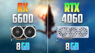 RX 6600 vs RTX 4060  How BIG is the Difference [upl. by Ennahgiel]