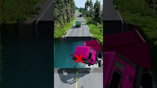 Dump trucks vs water pit 10  BeamNG drive beamngdrive carsvsmassivepotholespart2 automobile [upl. by Paryavi]