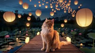 An Orange Cat’s Magical Festival Moments Loy Krathong Night 🐱✨ [upl. by Chernow]