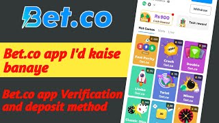 betco app id kaise banayeBetco game me deposit kaise kareBetco app verification method [upl. by Slosberg]