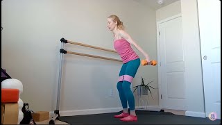 My Barre Fitness Practice  July 23 2024 elenasbarre [upl. by Keese]