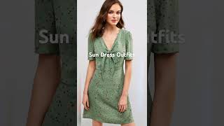 Best Sun Dress Outfit Ideas For Girls  LadiesAesthetic [upl. by Marih]