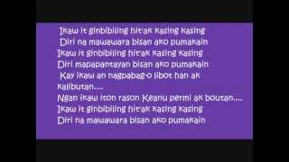 gin bibiling han kasing kasing lyrics [upl. by Rosita]