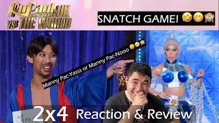 RuPaul’s Drag Race UK vs The World 2x4 “Snatch Game”  Reaction and Review [upl. by Solitta]