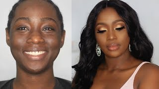 BEST BODY WAVE HAIR CLIENT TRANSFORMATION FT VIRGO HAIR [upl. by Ahsemat]