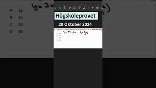 Högskoleprovet högskoleprovet skola matematik matte utbildning tips tricks shorts short [upl. by Kalila]