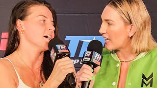 STOLEN MAN BEEF Mikaela Mayer amp Sandy Ryan GO AT IT over Coach • HEATED FINAL PRESS CONFERENCE [upl. by Arratal]