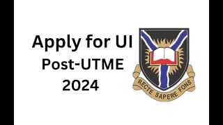 Get Your UI Post UTME and Direct Entry Form for 2024 and 2025 Admission University of Ibadan [upl. by Nimoynib]