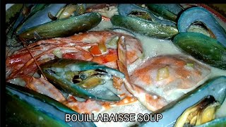 HOW TO COOK BOUILLABAISSE SOUP  ELVIES WORLD [upl. by Namaan]