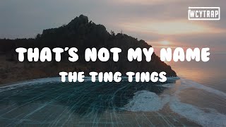 The Ting Tings  Thats Not My NameLyricsTheTingTings ThatsNotMyName [upl. by Bradly201]