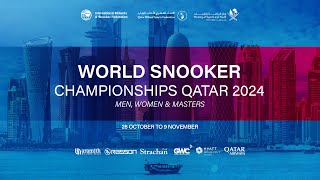 IBSF  WORLD CHAMPIONSHIPS MEN QATAR 2024  DAY 2 [upl. by Atinel]