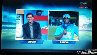 Ambati rayadu speaks telugu with CM KCR and also with harsha bhogle [upl. by Nivlam]