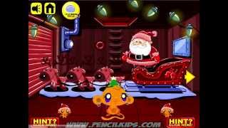 Monkey Go Happy North Pole Walkthrough [upl. by Atilrep267]