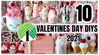 1 DOLLAR TREE VALENTINES DAY DIYS│ YOULL LOVE THESE CLEVER DOLLAR STORE HACKS [upl. by Leivad]