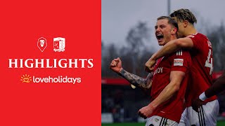 HIGHLIGHTS  Salford City 53 Barrow AFC [upl. by Neuburger]