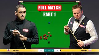 Ronnie OSullivan vs Shaun Murphy  Snooker 2024 Masters Snooker Highlights Part 1 [upl. by Eibreh254]