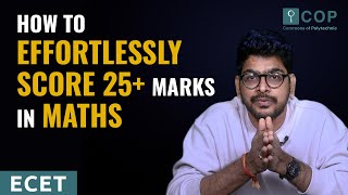 How to effortlessly score 25 marks in ECET Maths [upl. by Nuahsor833]