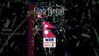 Nepal flag please like [upl. by Aerdnaeel528]