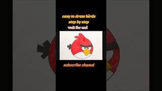 easy to draw a birds trending calligraphyloverwithcalligraphypen foryou funnyclips [upl. by Ikkin]