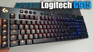 Logitech G915 Lightspeed Wireless Gaming Keyboard Unboxing and Setup [upl. by Spatz49]