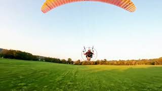 Foot drag field skimming formation flying paramotorflying paramotorpilot paramotor flying [upl. by Hector436]