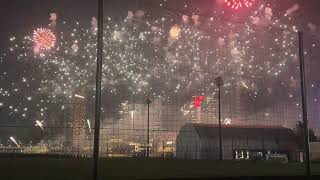 Fireworks in Abu Dhabi UAE  New Year 2024 Fireworks [upl. by Heiney]