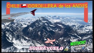 Así luce y se ve la Cordillera de los Andes desde el avión chile cordilleradelosandes cordillera [upl. by Yaras542]