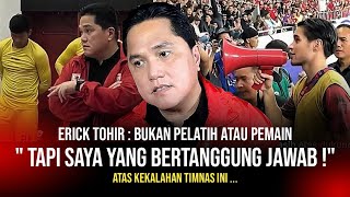 Tegas Pak Erick Tohir Sampai Bilang Akan Mengundurkan Diri❗Saya Yang Bertanggung Jawab [upl. by Calvert811]