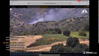 Tonner Canyon Vegetation Fire Live [upl. by Gaudette]